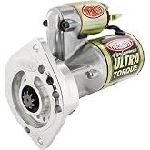 Powermaster - Str Ultra Ford [SB] w/billet blk 2 Ear Mtg All M/T w/164T Flyw 3/8" Depth 2.5kw Gold