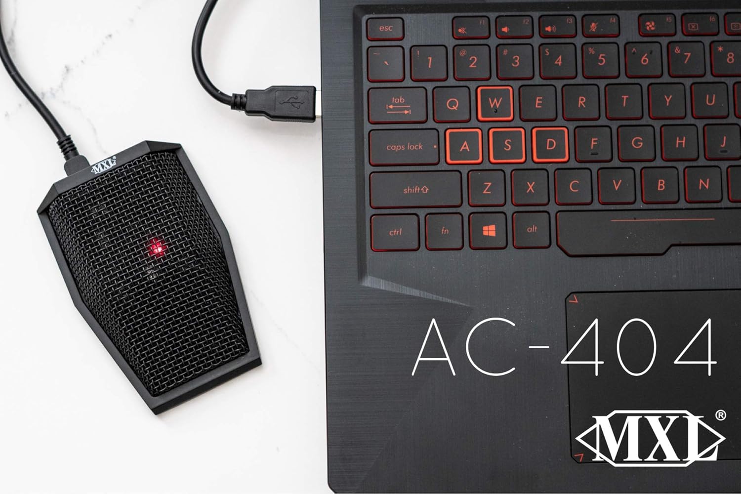 MXL AC404 USB Conference Microphone, BLACK: Musical Instruments