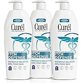 Curel Itch Defense Calming Body Lotion, Moisturizer for Dry, Itchy Skin, Body and Hand Lotion, with Advanced Ceramide Complex, Pro-Vitamin B5, Shea Butter, 13 Oz, Pack of 3