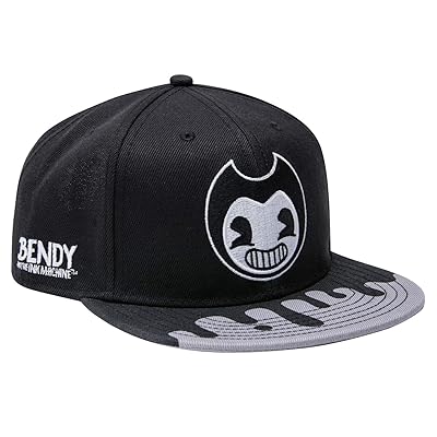 Bendy and the Ink Machine Hat - Black and White Bendy hat - Bendy Snapback Hats