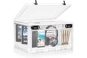 Lalifebuss Large Lock Box for Personal Items, 24 Litre Combination Lockable Storage Box for Office Locker/School/Medicine/Snacks/Phone Jail/Electronic/Home