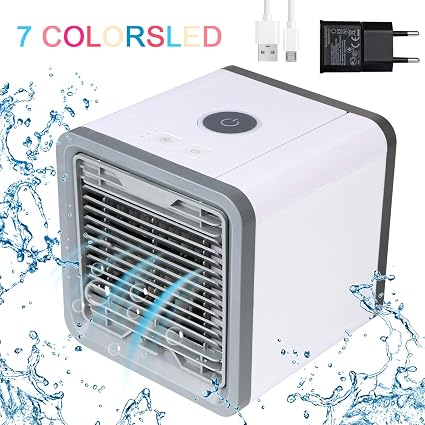 Uraqt Mini Klimaanlage Tragbarer Mini Luftkuhler Ventilator
