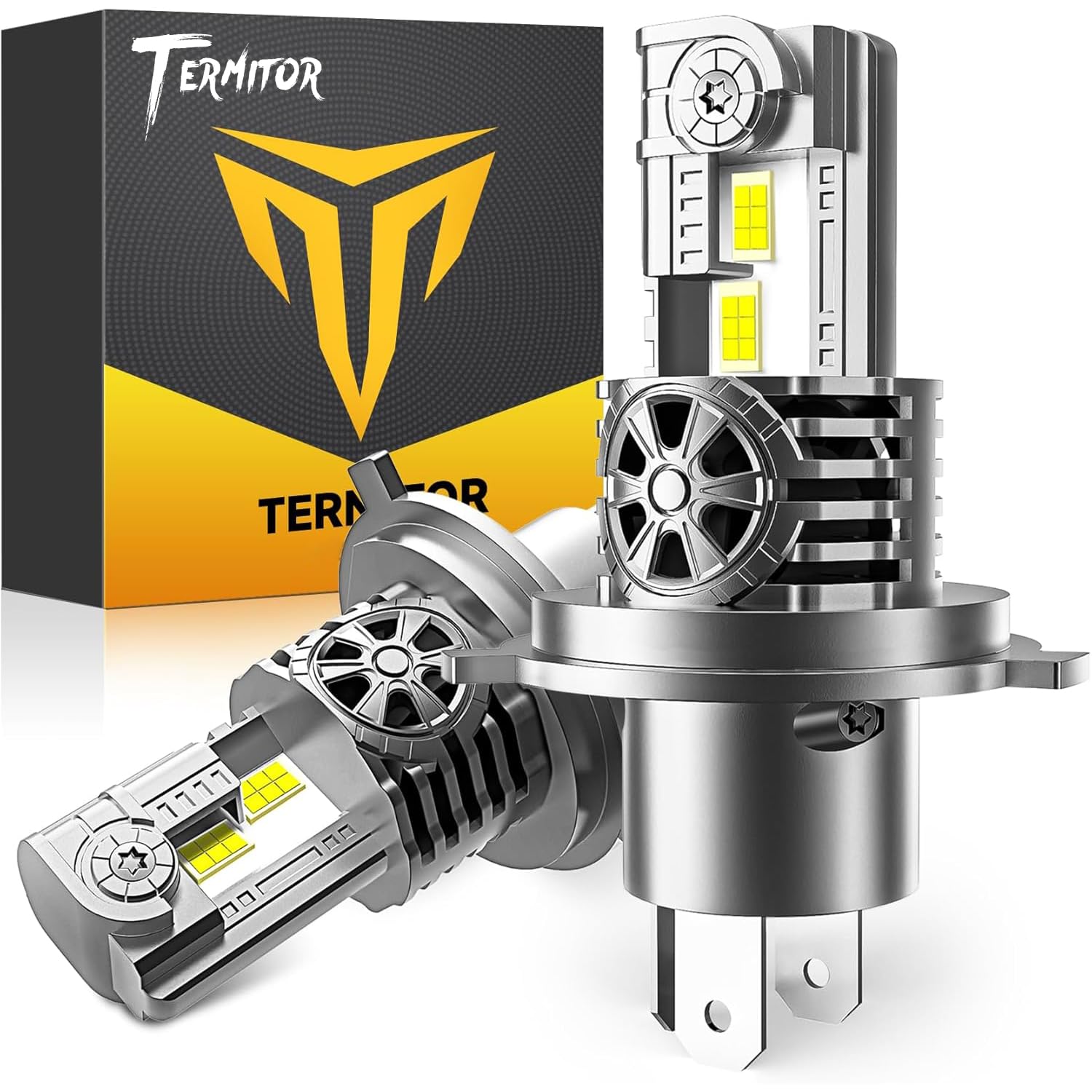 Termitor Latest H4/9003 Light bulb Hi/Low Beam, 60000LM 13X Super Brighter