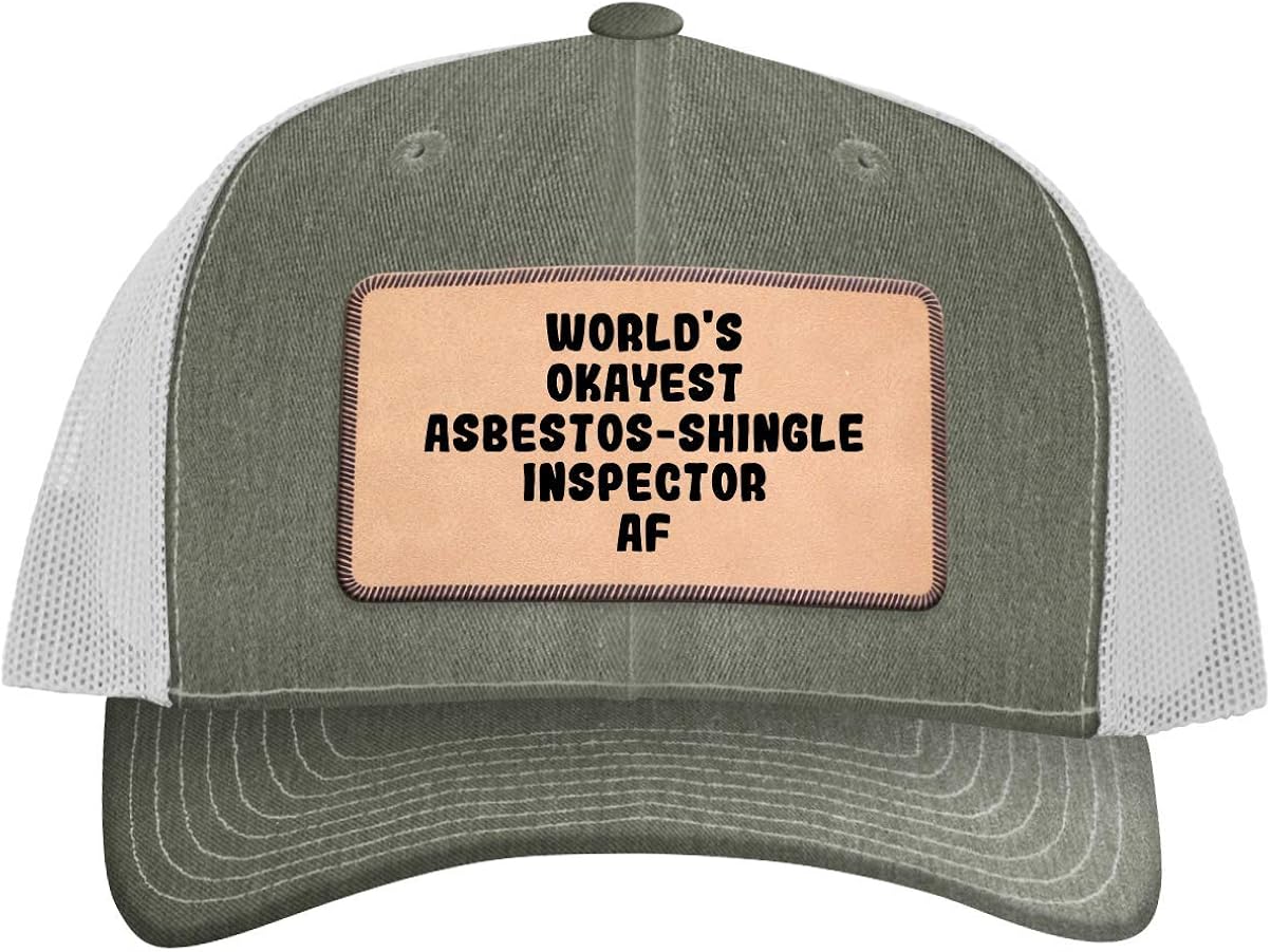 World's Okayest AsbestosShingle Inspector Leather Light