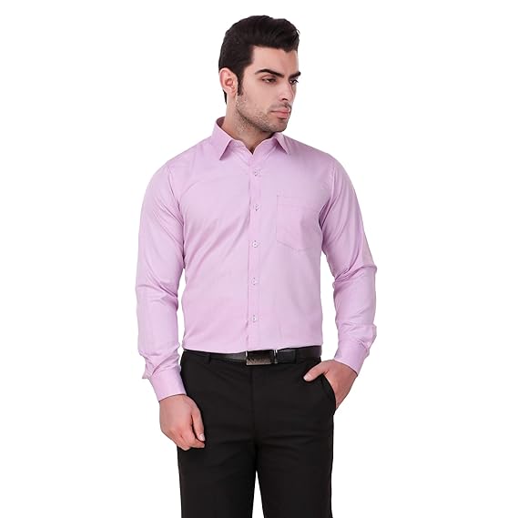 violet formal shirt
