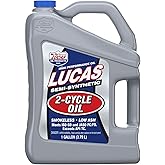 Lucas Oil 10115 Semi-Syn 2-Cycle Motor Oil - 1 gal | Has been specifically developed to give a long trouble-free life to gasoline-powered 2-cycle engines.