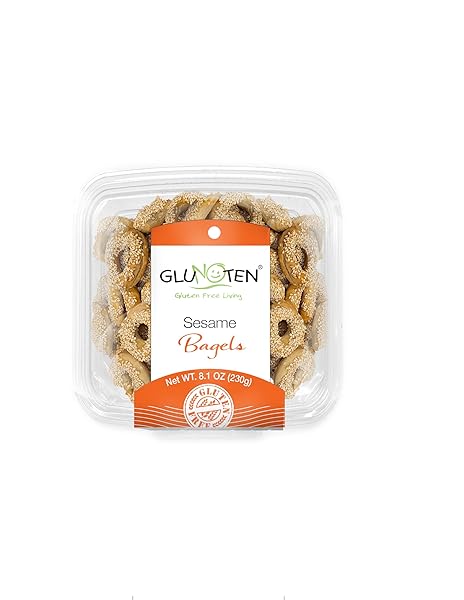 GLUTEN FREE SESAME BAGELS (KOSHER, DAIRY FREE, NUT...
