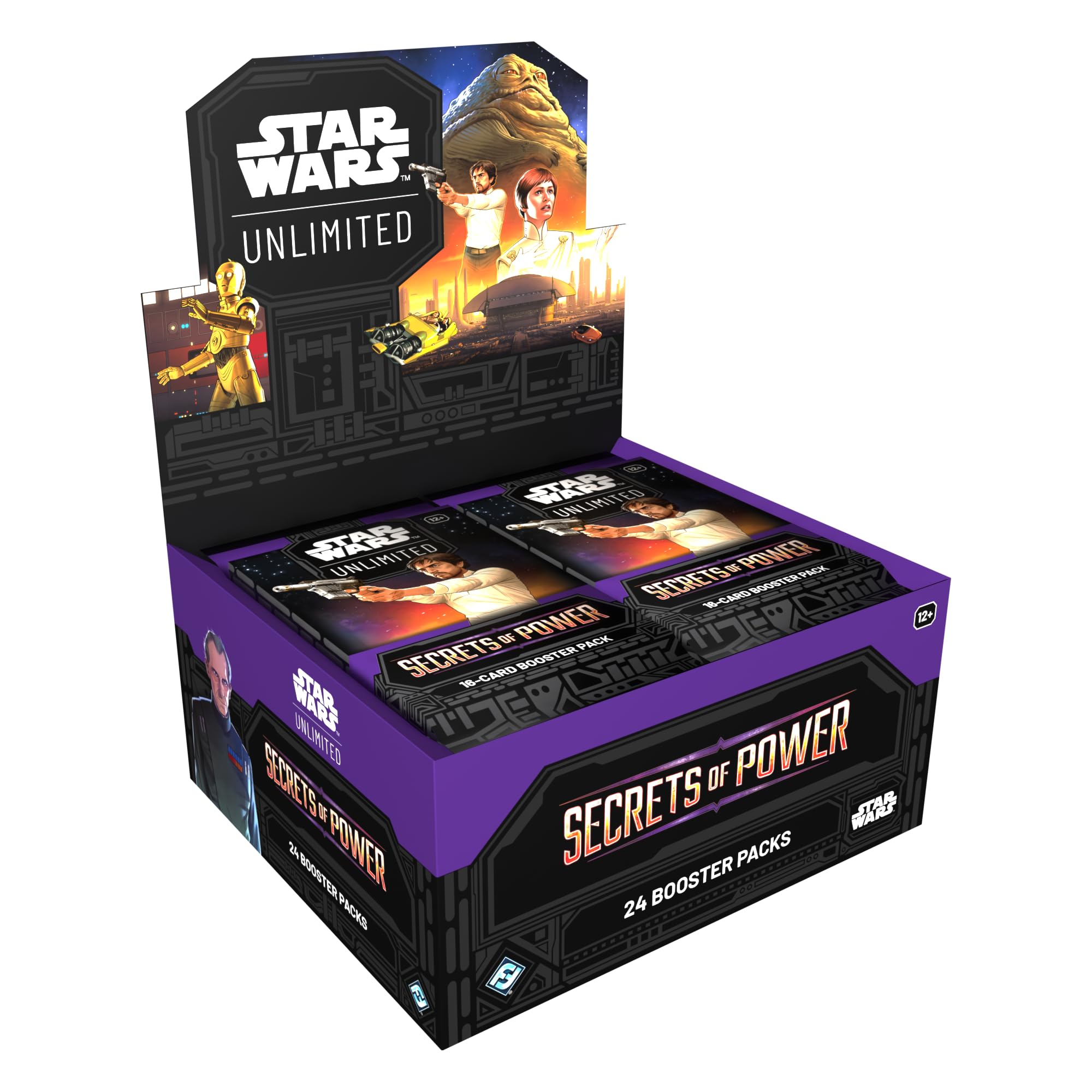 Photo 1 of ***OPEN -MISSING PIECES -SELLING AS IS *** Asmodee Star Wars: Unlimited TCG Secrets of Power Booster Display - 24 Booster Packs with Rare, Foil, Leader & Token Cards, Ages 12+, 2+ Players, 20 Minute Playtime