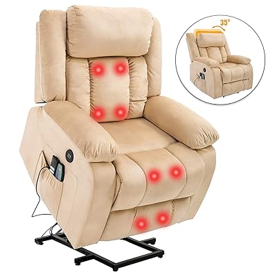 Mecor Power Lift Recliner Chair for Elderly with Massage & Heat