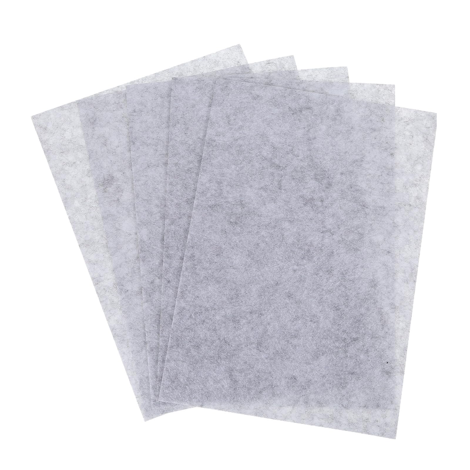 Rebower Soft Felt Sheets Acrylic Fabric Soft Felt Craft Sheets [for DIY Creative Crafts Projects and Decoration] - 12 Inch x 8 Inch/Grey / 24PCS