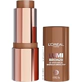 L'Oreal Paris Lumi Bronze Le Stick Soleil Bronzer Stick, Cream-To-Powder Bronzer For A Sunkissed Face Makeup Glow, 120 Copper Bronzette