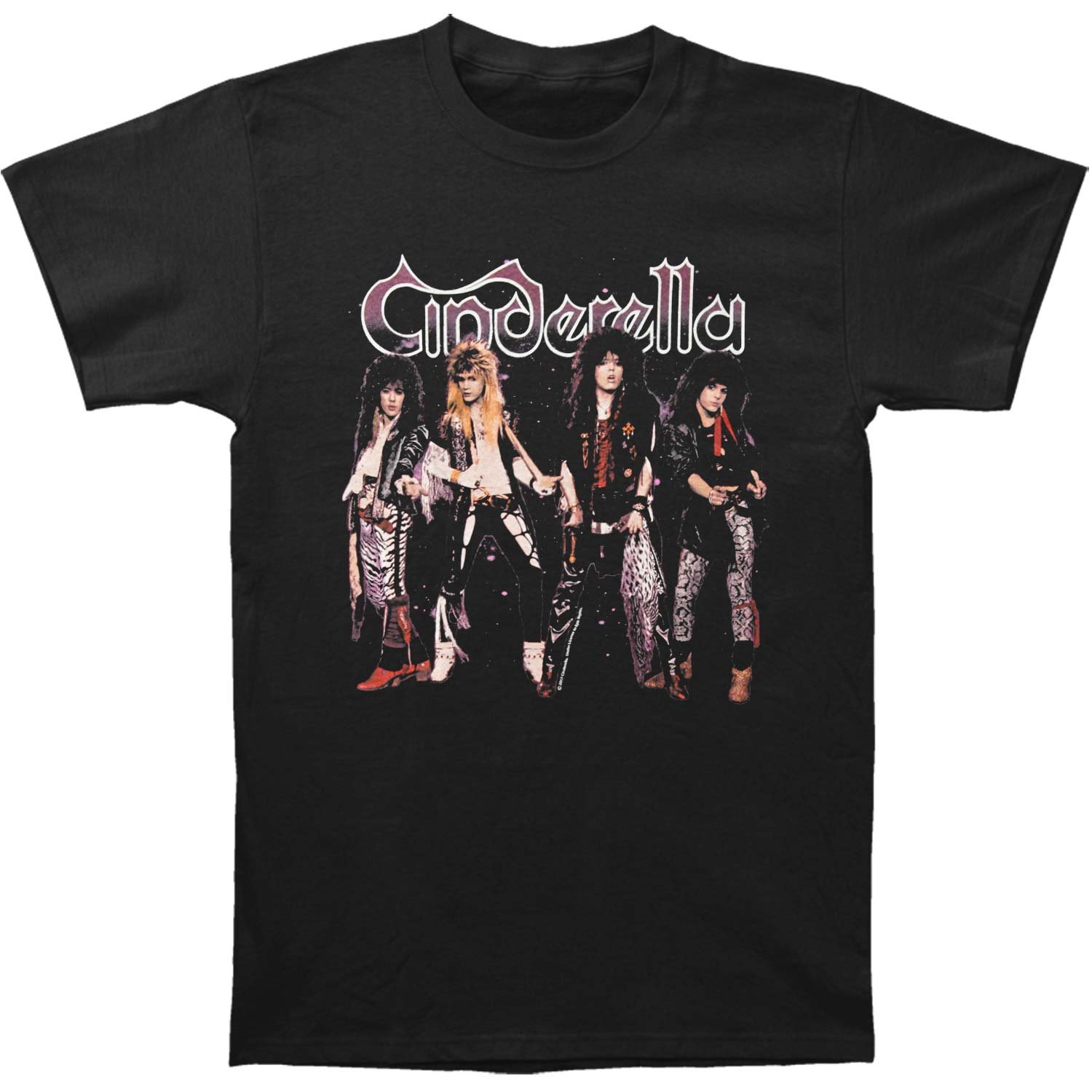 Cinderella Rock Band Stands Adult T Shirt Tee 2120 Pilihax