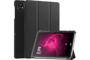 Smart Case for T-Mobile Revvl Tab 5G 2023, Ratesell Lightweight Trifold Stand Smart Case Cover with Auto Wake/Sleep for T-Mobile Revvl Tab 5G 2023 Released 10.36 Inch Black