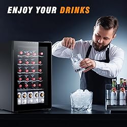 STAIGIS Wine Cooler and Beverage Refrigerator, 20