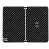 SopiGuard Sticker for Surface Duo Phone Edge-to-Edge Precision Vinyl Skin Wrap (Carbon Black)