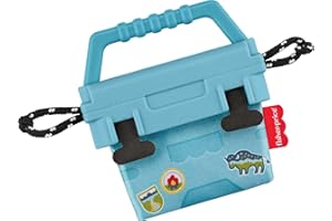 Fisher-Price Baby Toy Mini Me Moments Teethe & Crinkle Cooler, Travel Sensory Activity with BPA-Free Teether for Newborns Age