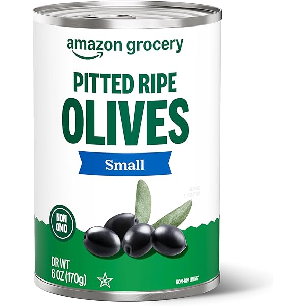 Amazon.com : Amazon Grocery, Black Ripe Sliced Olives, 3.8 Oz