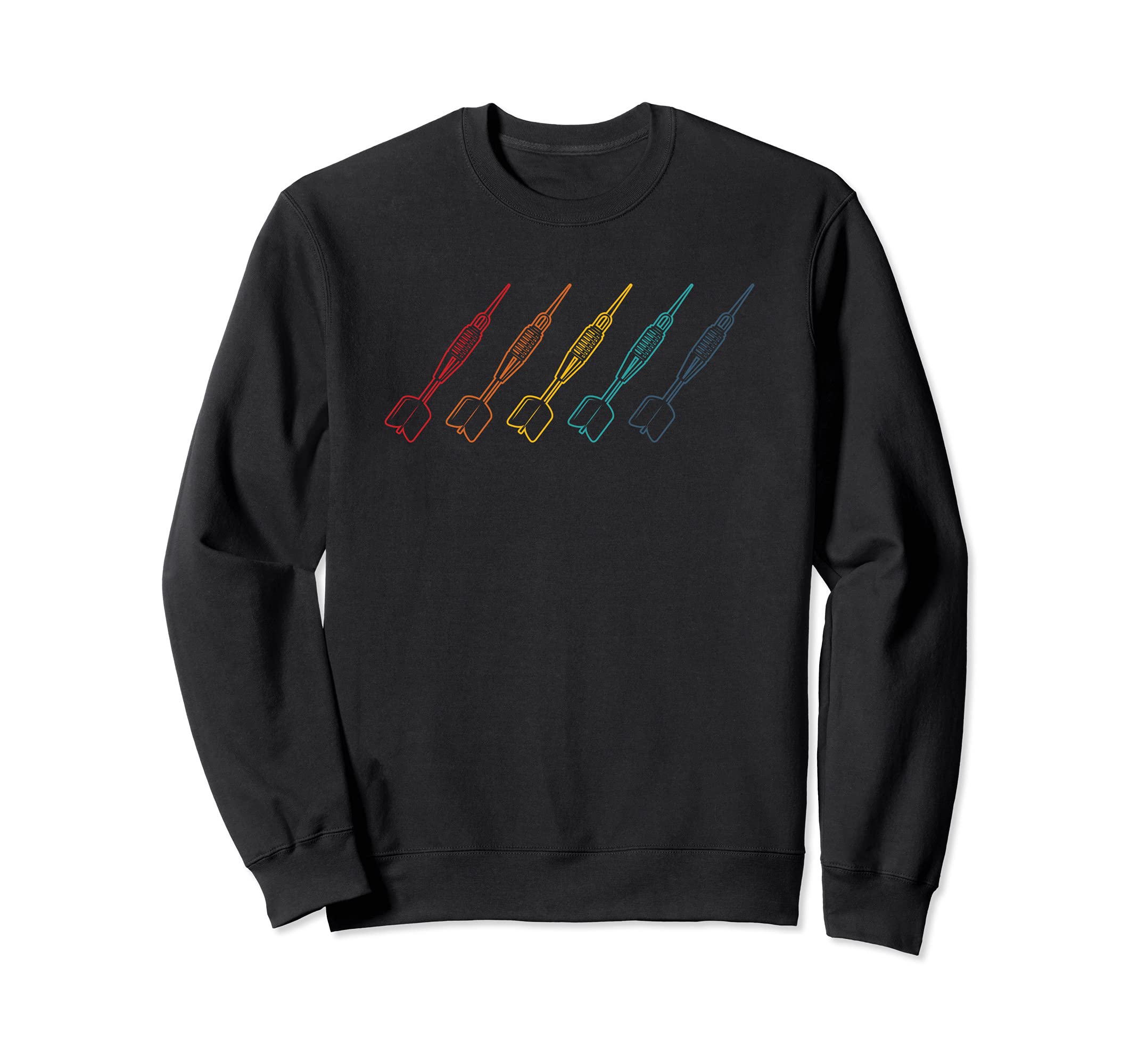 Retro color darts unique darts player Sweatshirt