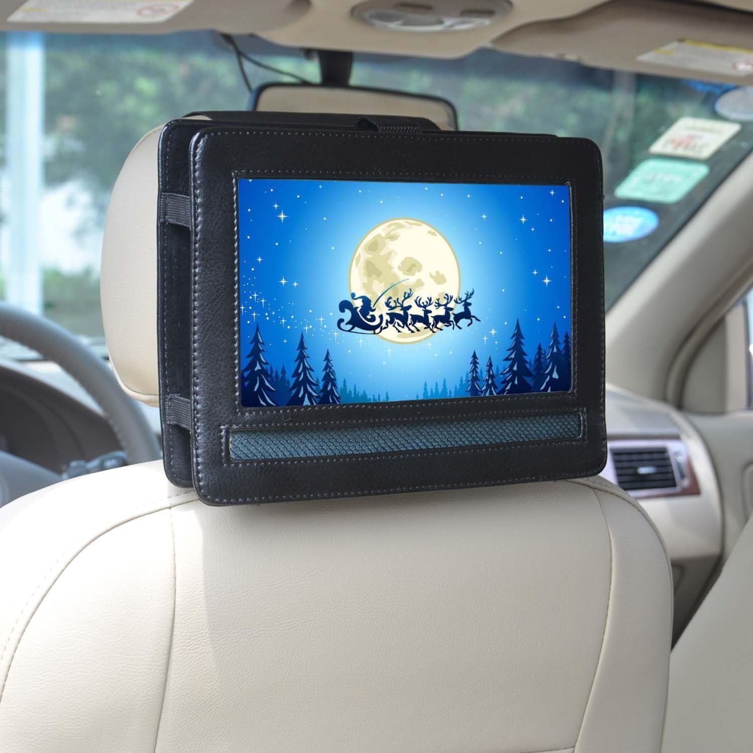 Car Mount, Car Headrest Mount Holder for 10” 10.5” Portable DVD