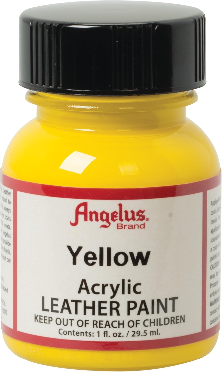 Angelus Acrylic Leather Paint, yellow, 29.5 ml (Pack of 1)