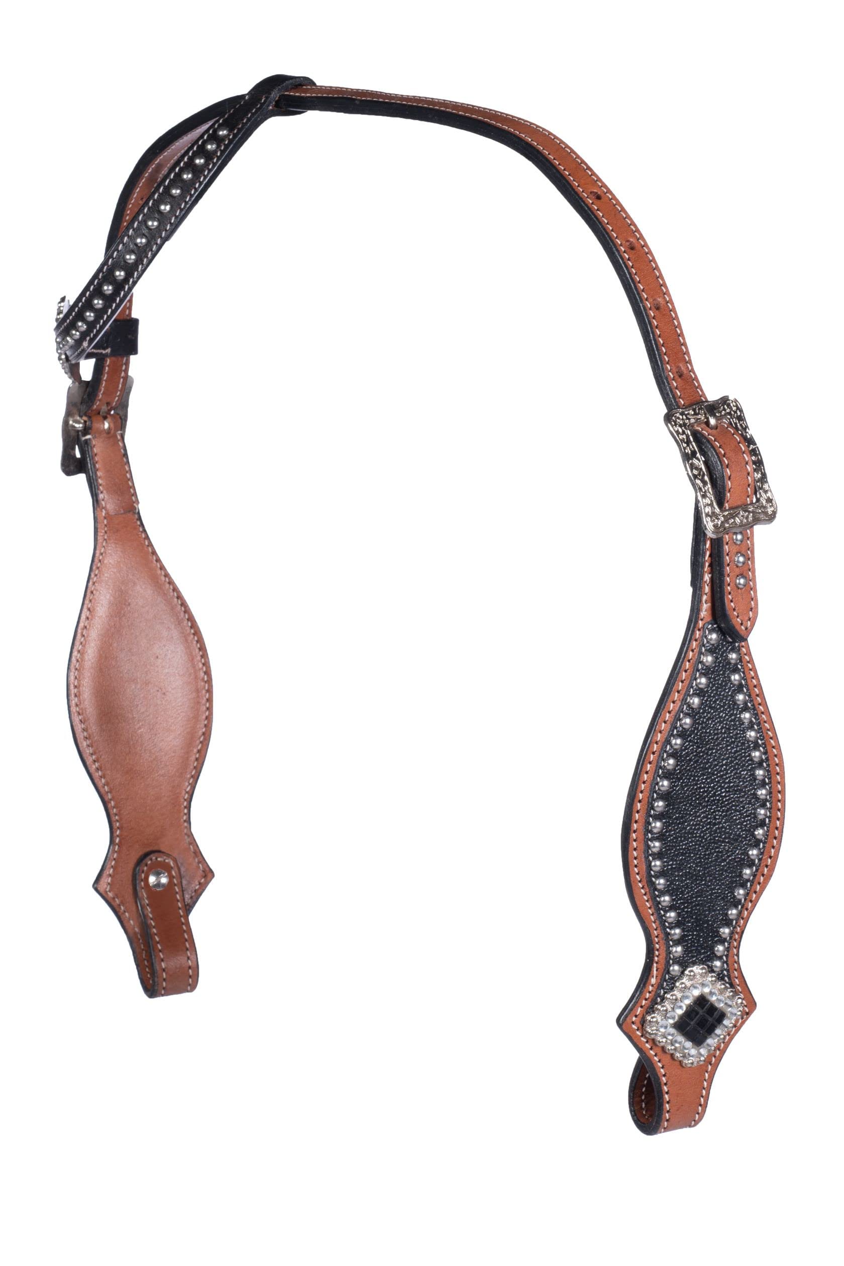 HKM Arizona Western Bridle Black/Brown Warmblood