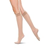 Therafirm LIGHT Women's Knee High Support Stockings