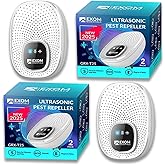 Ultrasonic Pest Repeller Wall Plug-in Most Effective Than Repellents - Get Rid of - Rodents, Squirrels, Mice, Rats, Bats, Roaches, Ants, Spiders, Bed Bugs, Мosquito, Insects (2 Pack)