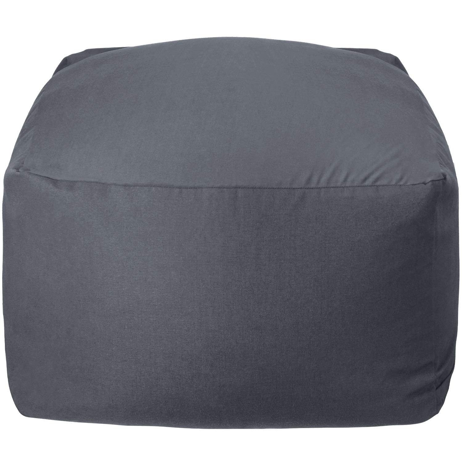 Homwarm ビーズクッション 怠惰なソファ 特大(65×65×43cm) 疲労解消 健康 安全 無味 カバー取り外し 洗濯可能 座り オールシーズン適用 0.3mm-0.5mm極小ビーズ 豆袋座布団 (グレー, L)商品画像