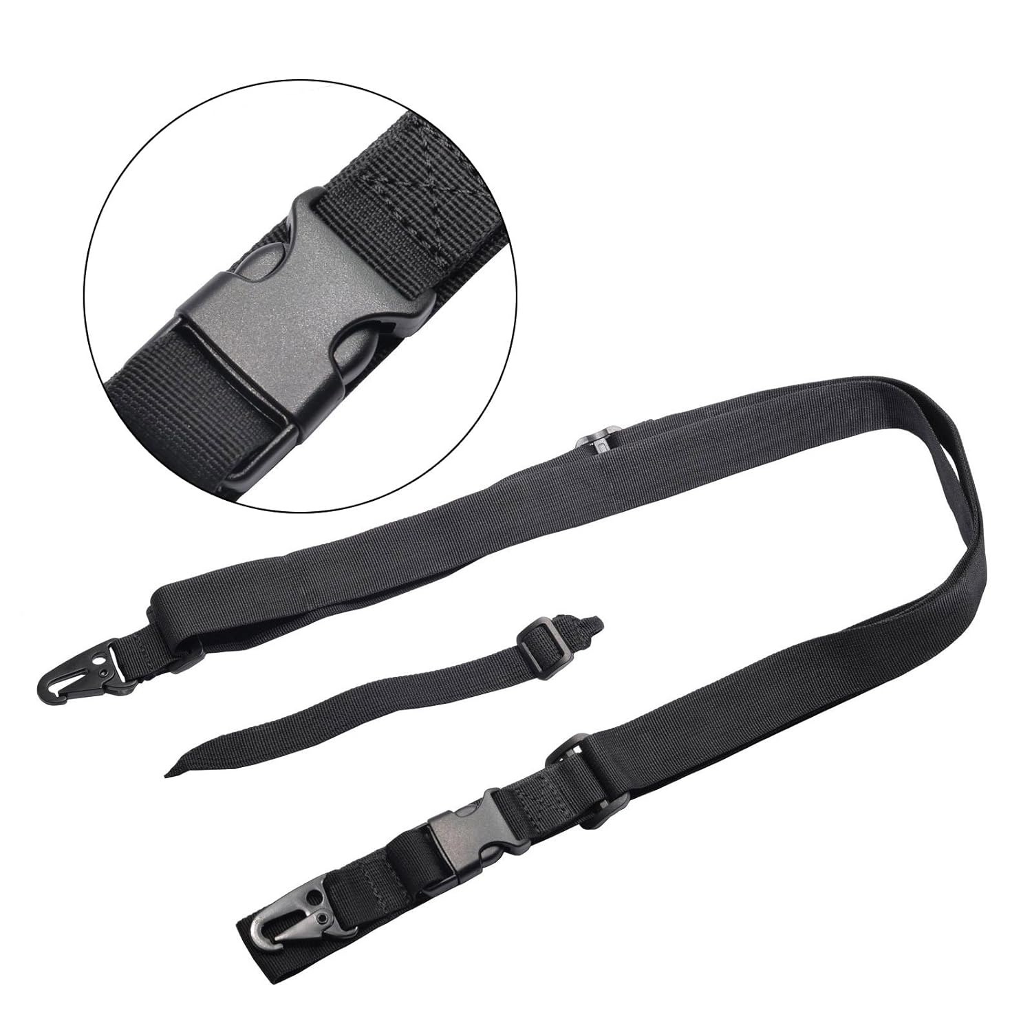 3 Point Rifle Gun Sling Adjustable Shoulder Strap for Outdoor Sports