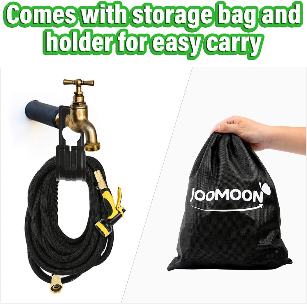 Panda Grip Garden Hose, Expandable Garden Hose, 50ft Water Hose, Lightweight Flexible Triple Extension, 9 Latex Core with 3/4 Solid Brass Fittings, 10 Function Spray Nozzle, Leak Resistant : Garden & Outdoor