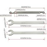 LOSTAR 3pc 36mm + 32mm Fan Clutch Nut Wrench & Clutch Holder Removal Tool Kit