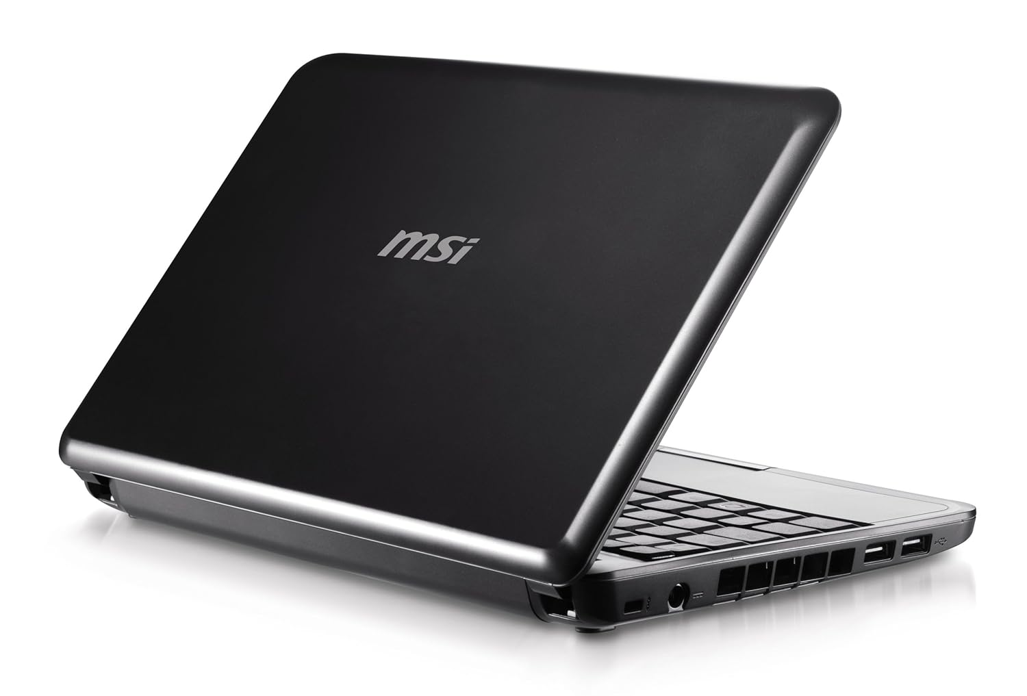 Amazon.com: MSI Wind U100-053US 10-Inch Mini Laptop (1.6 GHz Intel Atom  Processor, 1 GB RAM, 80 GB Hard Drive, XP Home, 6 Cell Battery) Black:  Computers & ...