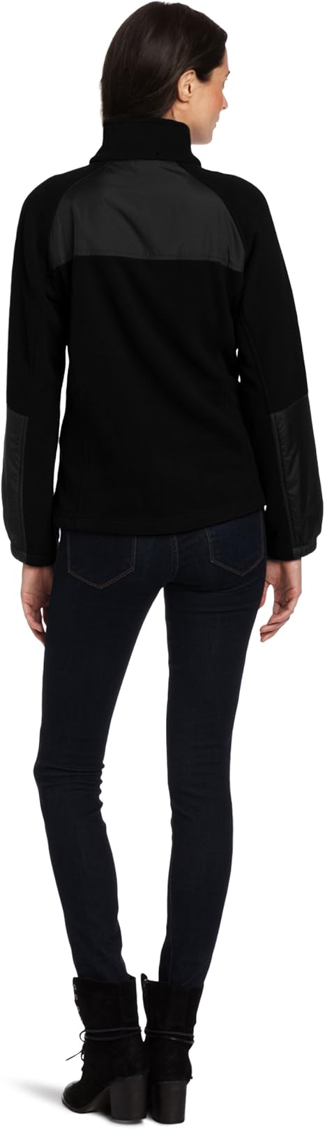 tommy hilfiger mix media zip front