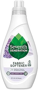 Seventh Generation Laundry Fabric Softener Liquid, Fresh Lavender Scent, Reduces Static, 32 Fl Oz
