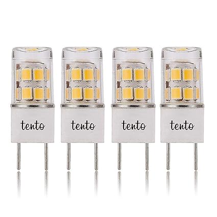 Amazon.com: t4 G8 Bombilla LED 6000 K Blanco frío Luz de día ...