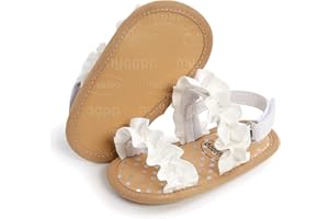 SLIVERY COLOR Baby Girls Sandals Summer Shoes Outdoor First Walker Toddler Girls Shoes For Summer