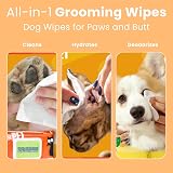 PET N PET Dog Wipes Thick 100% Plant Based Hypoallergenic 100 Count view 4