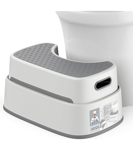 Tabouret De Toilette Pliable En Bambou – Design Chat – Marchepied Antidérapant Pour Adultes & Seniors – Aide à La Défécation