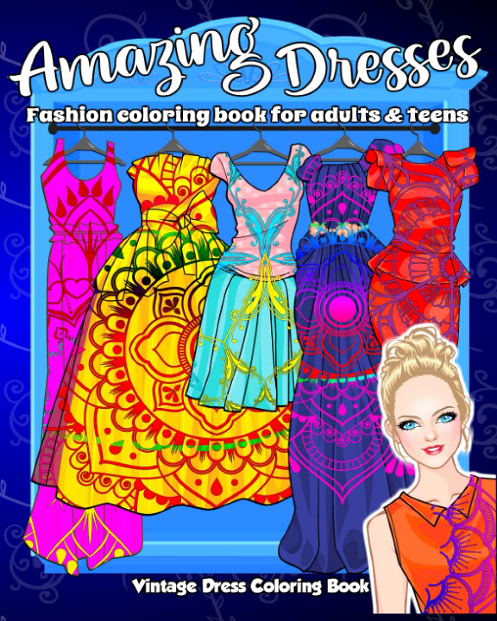 s Vintage Dress Coloring Pages  Best Free