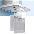2pcs 12.63X10.23inchs Range Hood Filter Grease Filter Extractor Ventilation Aluminium Aspirator filter Mesh 320x260x9mm
