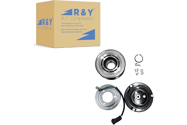 RYC New Automotive Air Conditioning Compressor Clutch IH488-CL | Fits Ford Focus 2.0L 2008-2011; Fits Ford Transit Connect 2.0L 2010-2013