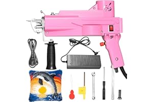 FancyBant Tufting Gun Starter Kit,2 in 1 Cut & Loop Pile Rug Making Kit for Beginners,Carpet Making Machine Tufting Supplies DIY Tool