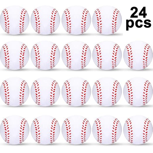 Ggdoo El estrés 24pcs Béisbol Deportes Bolas de Espuma del apretón ...