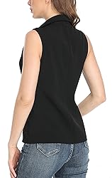 MISS MOLY Women's Lightweight Vest Casual Zipper