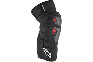 Alpinestars - Bionic Pro Plsma Knee Protectr Black/Red/White Lg/Xl (6503125-132-LXL)