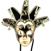 YU FENG Venetian Comedy Mask Exquisite Decoration Jester Masks for Party Holloween