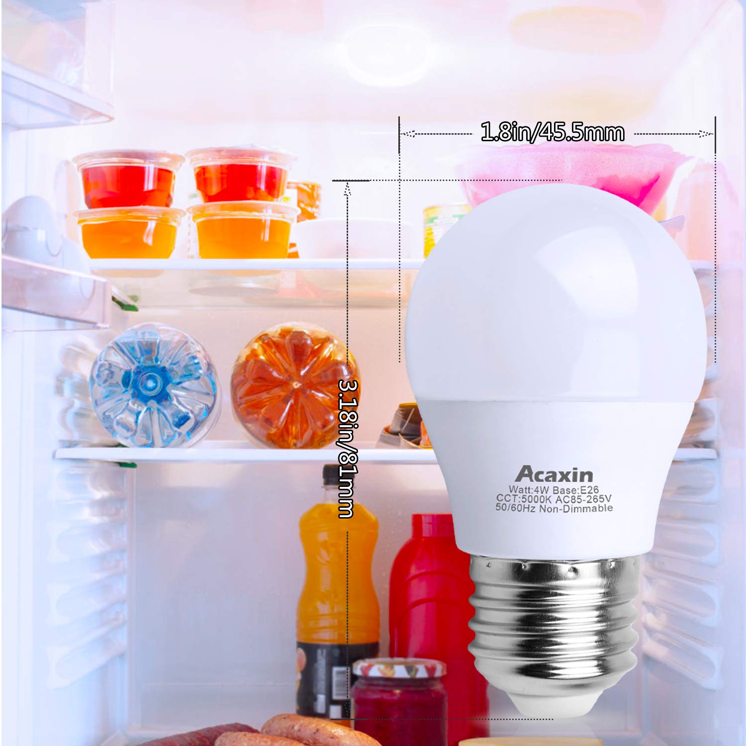 Mua LED Refrigerator Light Bulb 4W 40Watt Equivalent, Acaxin Waterproof