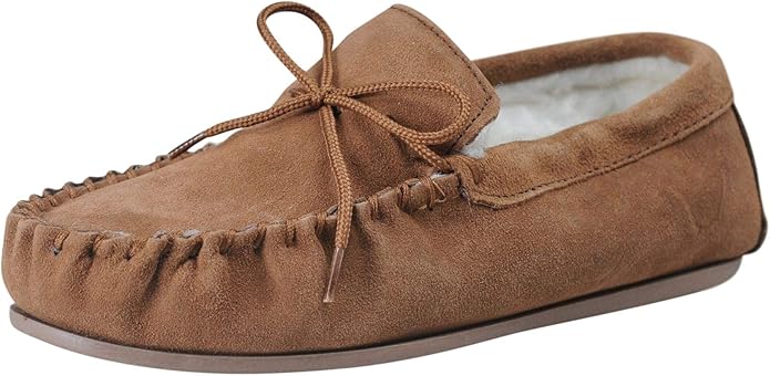 wool lined moccasins