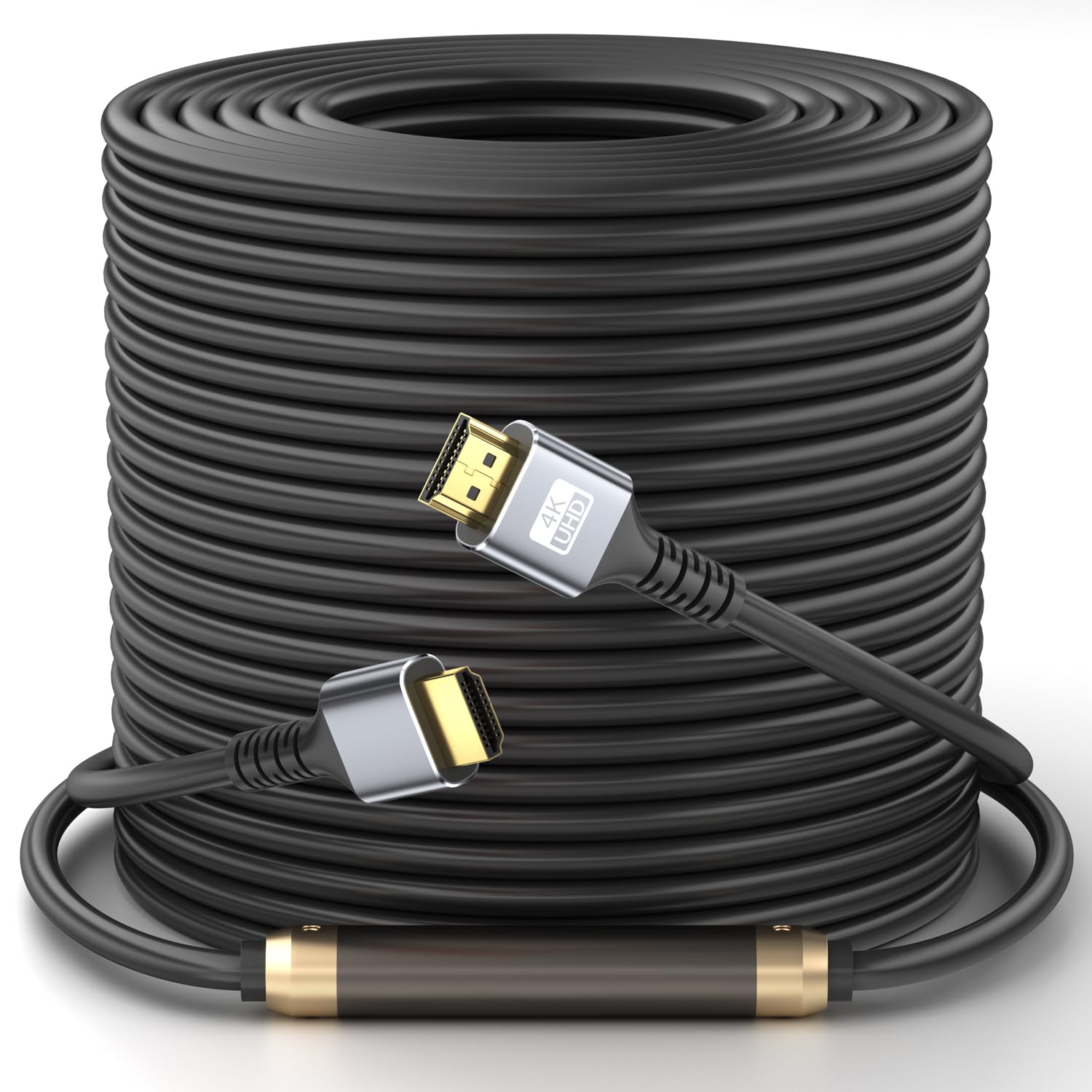 Photo 1 of looyotul Hdmi Cable 150ft Ultra High Speed 4K@30HZ 2K 1080P HDMI 2.0 Cable 18gbps Gold Plated Connector 3D ARC Ethernet HDMI Cord for HDTV Monitor Laptop Roku TV Xbox PS3/PS4(Silvery)