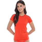Body Glove Women's Smoothies in Motion Solid Short Sleeve Rashguard with UPF 50